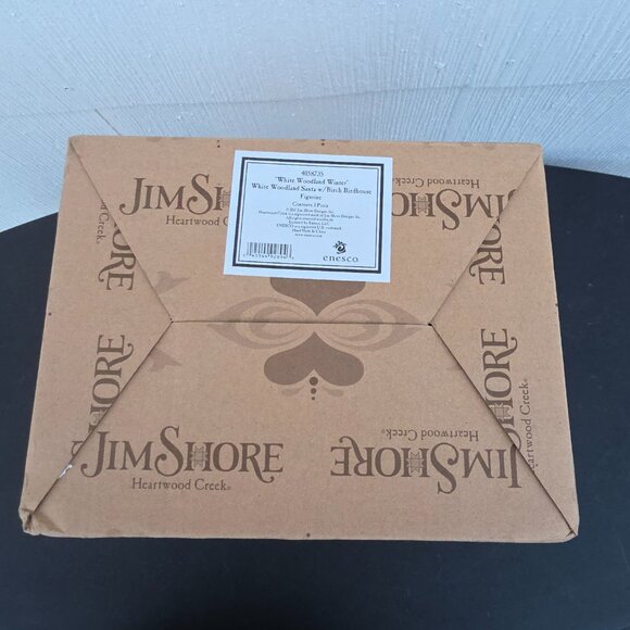 Jim Shore 2017 "White Woodland Winter" Santa , #4058735 Heartwood Creek - Picture 7 of 11